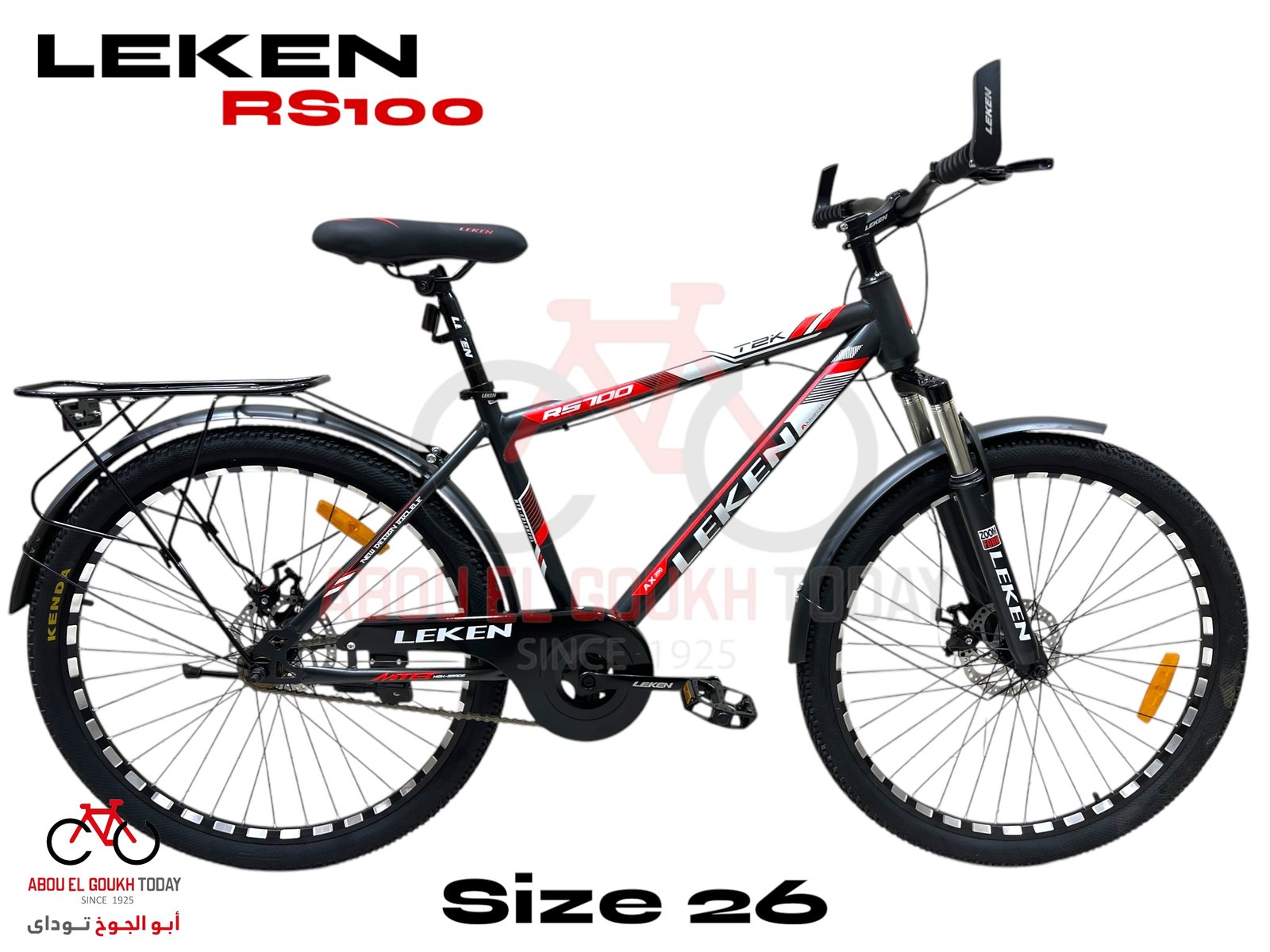 LEKEN 26" RS100 1SPEED MTB - الصورة 2